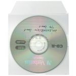 Kapsa na 1 CD, Bantex, s klopou, čirá, samolepicí, 1 ks