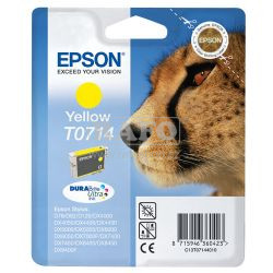 Epson cartridge T0714, yellow, pro D78/DX4000/5000/6000/7000F