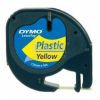 DYMO páska Letra Tag 12mm/4m, plastová, 59423 žlutá