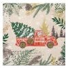 Ubrousky vánoční Auto a stromeček, 33 x 33 cm, 20 ks