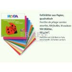 Papír na origami 60 g, 10 barev, 100 ks, 20 x 20 cm