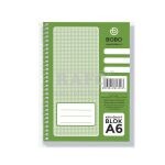 Blok A6 Bobo, spirála na boku, čtvereček