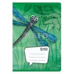 Sešit 5110, 10 listů, čtverečkovaný, A5, speciální rastr pro 1.třídu