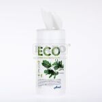 Vlhčené ubrousky na plasty Aveli ECO, 100 ks