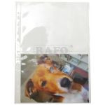 Fólie A4, na foto 15 x 21 cm, eurozávěs, Bantex, čirá, hladká