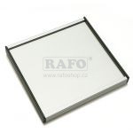 Hliníkový orientační zásuvný systém Triline, 9,3 x 9,3 cm