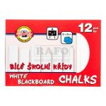 Křídy Koh-i-noor bílé, 12 ks