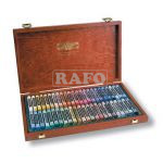 Křída Toison d´or, prašná, umělecká, 8596, 48barev, v dřevěné kazetě