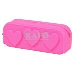 Pouzdro - etue Silikonová srdce