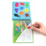 Vodové omalovánky - Pixel, se štětcem, 6 stran