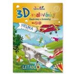 3D omalovánky Letadlo