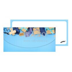 Dárková obálka na peníze nebo poukaz - Kravaty