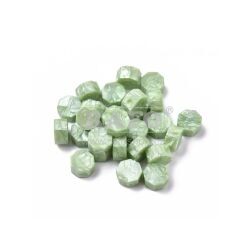 Pečetní vosk (granule), světle zelený, 40 ks