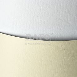 Papír ozdobný, Rustikal ivory (béžová), A4, 230 g, 20 ks