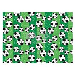 Balící papír dárkový Fotbal, 70 x 100 cm
