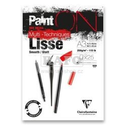 Výtvarný blok Clairefontaine Paint on Smooth - A3, 25 listů, 250 g