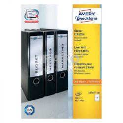 Samolepící štítky na pořadače L4761-100, 192x61mm, 100 archů A4