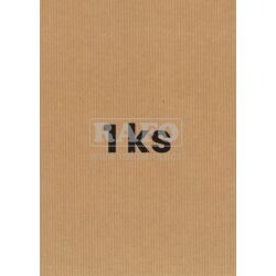 Kraftový samolepicí papír A4, 10 listů