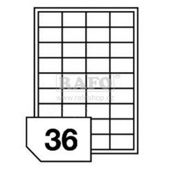 Samolepicí štítky Rayfilm 48,5 x 31,2 mm, R01000234, 100 archů A4