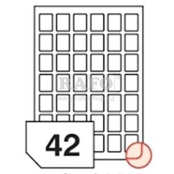 Samolepicí štítky Rayfilm 25 x 33 mm, R01002068A,100 archů A4