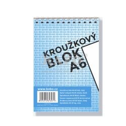 Blok A6 Bobo, čistý