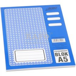 Blok A5 Bobo, poznámkový, čistý