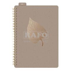 Blok A5 Golden Leaf, linkovaný, 80 listů