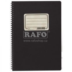 Blok A4 Bobo Retro, kroužkový, čtverečkovaný