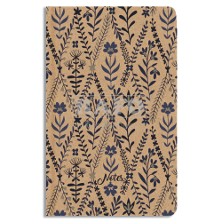 Blok A5 BeBechy kraft - Modrotisk, linkovaný, 96 listů