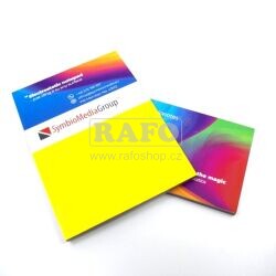 Poznámkový bloček elektrostatický Symbionotes, 70 x 100 mm, žlutý