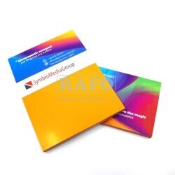 Poznámkový bloček elektrostatický Symbionotes, 190 x 100 mm, oranžový