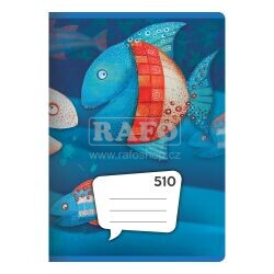 Školní sešit 510, 10 listů, čistý, A5
