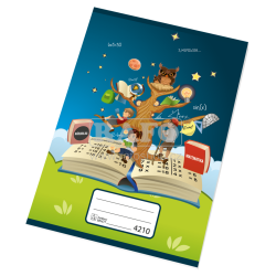 Sešit 4210, 20 listů, čtverečkovaný, A4