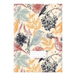 Sešit A4 445 Birds in Field, 40 listů, čtverečkovaný