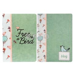 Sešit A4 Birds, linkovaný, 48 listů