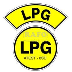 Samolepka LPG, arch 11 x 11,5 cm