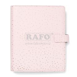 Diář Filofax Confetti s náplní 2025 + 2026, A5, Rose Quartz
