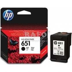 HP cartridge 651 černá, C2P10AE