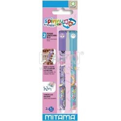 Roller Spinny Pen Mitama 2 ks, 0,7 mm, gumovací