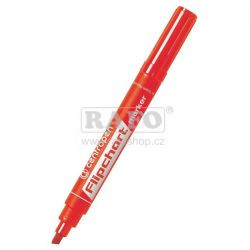 Fix Centropen 8560, Flipchart Marker, červený, seříznutý hrot 1-4,6mm