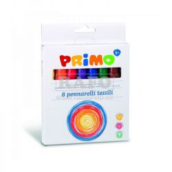 Sada fixů PRIMO na textil, 8 barev