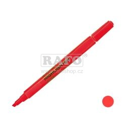Zvýrazňovač Centropen 8722, reflexní červený