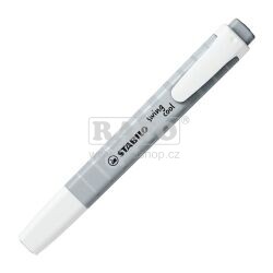 Zvýrazňovač Stabilo swing cool pastel, šedý