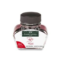Inkoust Faber-Castell 30 ml, červený