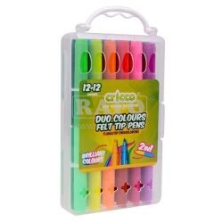 Oboustranné fixy Cricco, 24 barev