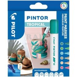 Sada akrylových fixů Pilot Pintor - Tropical