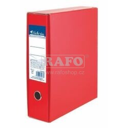 Pořadač Victoria, 7,5 cm, červený, v krabici