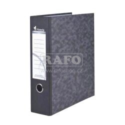 Pořadač Victoria, 7,5 cm, pákový, mramor černý