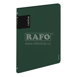 Desky A4 Verde, 4-kroužkové, tmavě zelené