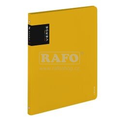 Desky A4 Verde, 4-kroužkové, hořčicové